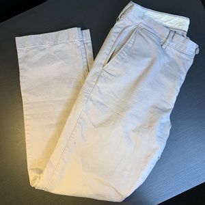 J. Crew men’s light gray chino pant 32/32